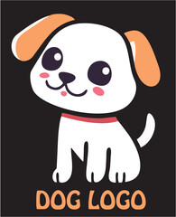 puppy dog vector logo