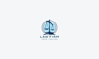 Attorney and lawyers logo design vector template