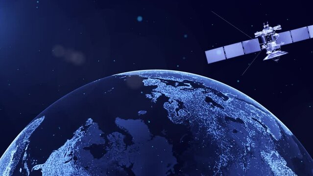 Aerospace satellite exploration and space travel.