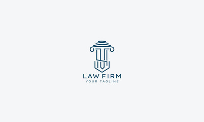 Attorney and lawyers logo design vector template