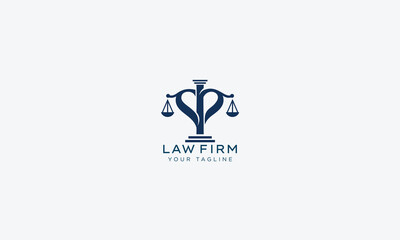 Attorney and lawyers logo design vector template