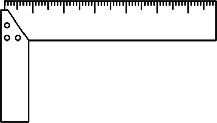 Try S Square Outline Vector Illustration