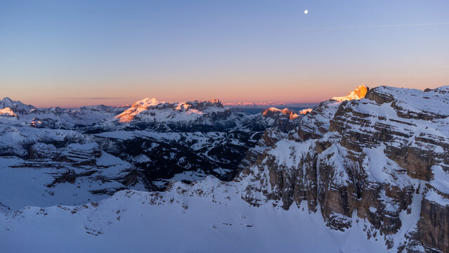 Alba al Bivacco della Pace - Monte Castello - Cortina d'Ampezzo - Dolomiti
