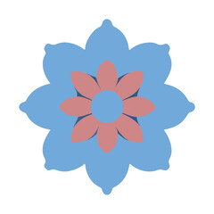 Beautiful flower shape design for various decorations.