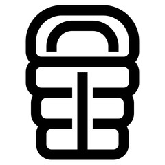 sleeping bag icon