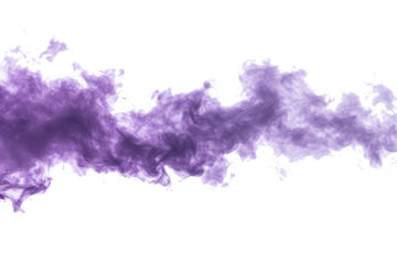 flowing violet clouds of fog or steam with shimmer