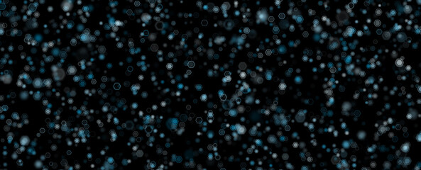 Digital wavy lines pattern on clean black illustration background.