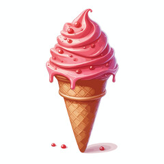 Dive into a world of frosty sweetness with our collection of  Ice Cream Cone Vectors & Illustrations!
