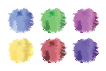 Water colour round brushes
