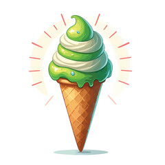 Dive into a world of frosty sweetness with our collection of  Ice Cream Cone Vectors & Illustrations!