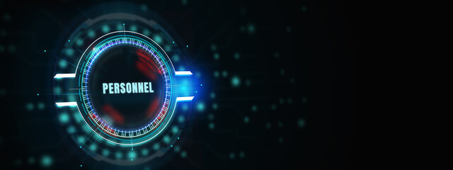 Human Resources HR management Recruitment Employment Headhunting Concept. 3d illustration