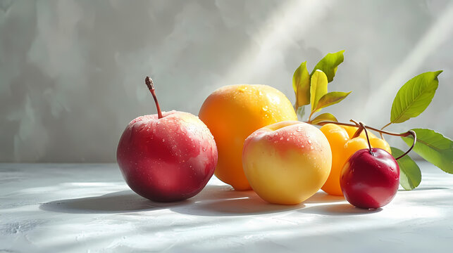 stock pfoto for website, grew backround, fruits 