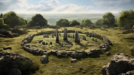 Mystical ruins, enigmatic past, archaeological marvel, ancient civilizations, cultural richness. Generated by AI.