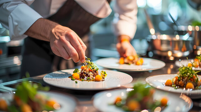 chef preparing food