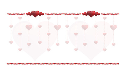 Lovely background, Valentine hearts background