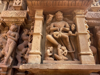 Narasimha god sclupture ||  Khajuraho Group of Monuments || UNESCO World Heritage site || Nagara architectural style
