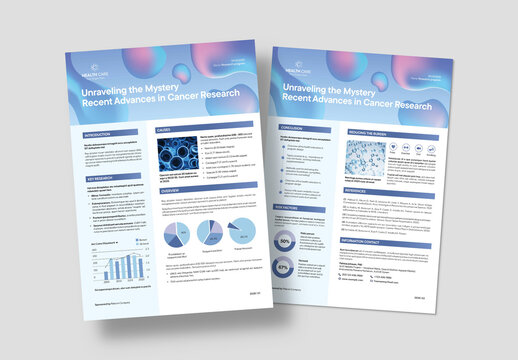 Research Fact Sheet Layout