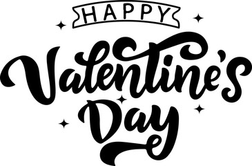 Happy Valentine's Day Lettering