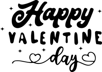 Happy Valentine's Day Lettering