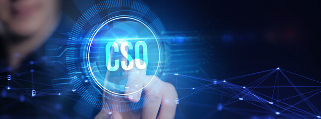 Business, Technology, Internet and network concept. CSO.