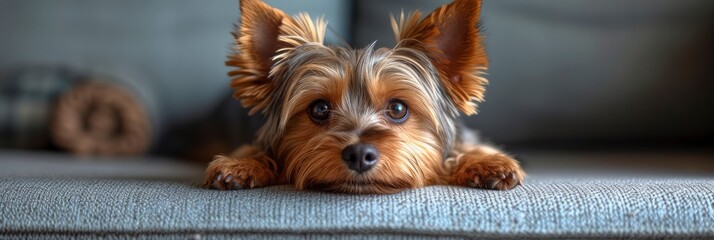 Cute Small Yorkshire Terrier Dog British, Desktop Wallpaper Backgrounds, Background HD For Designer