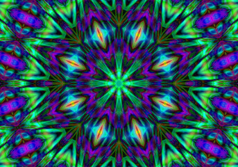 Obraz premium psychedelic background. bright colorful patterns. Abstract kaleidoscope pattern. pattern for design.