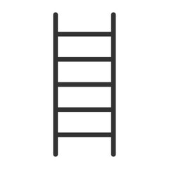 ladder glyph icon isolated on white background. ladder vector icon for web, mobile and ui design