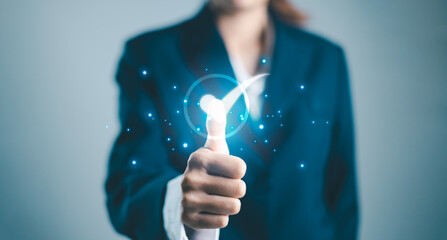 Service guarantee, validation certificate concept for business process automation, quality...