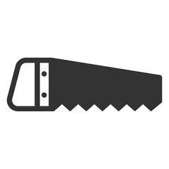 saw glyph icon isolated on white background. saw vector icon for web, mobile and ui design