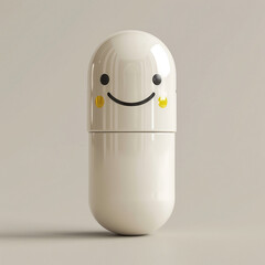 Smiley face capsule 1