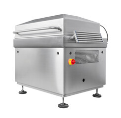 meat processing equipment, industrial vacuum packaging machine, food production, isolated