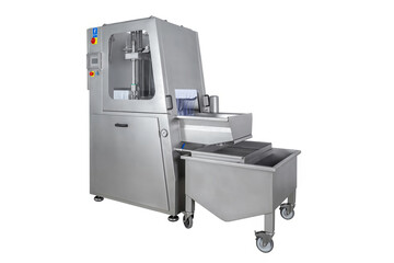 automatic meat injector, meat processing equipment, food production, isolated