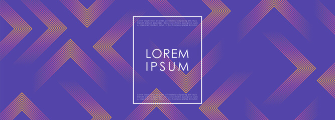 Purple abstract vector design with geometric elements. Minimalistic geometric poster, banner, wallpaper, cover design.