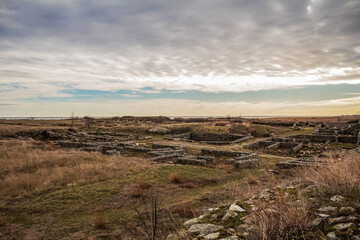 Histria Citadel's Museum - Europe, Romania, Constanta region, Istria, 2024.01.04 year