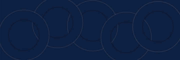 Blue abstract background with geometric shapes and light shadows. Neumorphic circle design element. Modern futuristic concept. Suitable for posters, covers, banners, websites