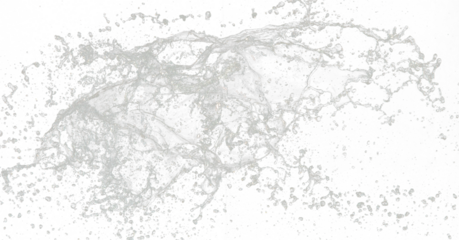 Shape form throw of Water splashes into drop water attack fluttering in air and stop motion freeze shot. Splash Water for explosion texture graphic resource elements, black background isolated