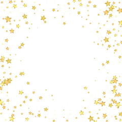 Magic stars vector overlay.  Gold stars scattered