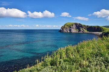 利尻島の夏景色