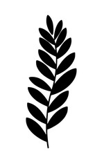 Leaves vector clipart. Spring illustration.