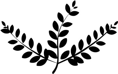 Leaves vector clipart. Spring illustration.