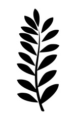 Leaves vector clipart. Spring illustration.