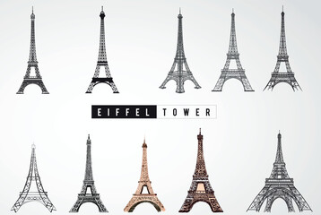 Eiffel tower vector