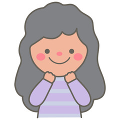 cute business woman character