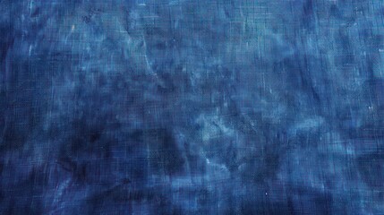 indigo blue, dark blue ocean blue abstract vintage background for design. Fabric cloth canvas texture. Color gradient, ombre. Rough, grain. Matte, shimmer	