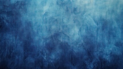 Fototapeta na wymiar indigo blue, dark blue ocean blue abstract vintage background for design. Fabric cloth canvas texture. Color gradient, ombre. Rough, grain. Matte, shimmer 