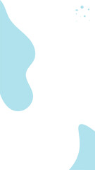 Blue doodle wave for story background.