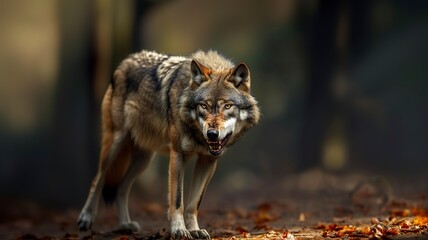 Aggressive Wolf