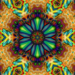 Fototapeta na wymiar psychedelic background. Abstract decorative vintage texture. Bright flower. Illustration for design. Background image.