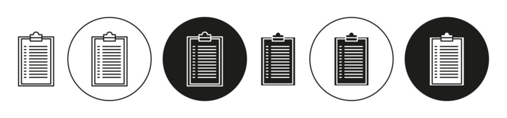 Summary outlined icon contour line vector. Summary flat and simple set design