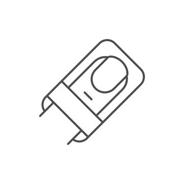 finger nail care outline clip art preview